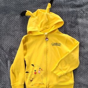 Youth Pikachu Zip Hoodie